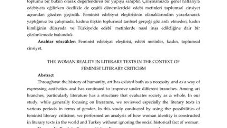 Edebiyatın Kadın Sesi: Feminist Edebi Akımların Öncüleri ve Eserleri